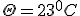 \Theta=23^0C