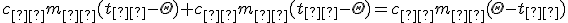 c_{в}m_{в}(t_{в}-\Theta)+c_{м}m_{м}(t_{м}-\Theta)=c_{ж}m_{ж}(\Theta-t_{ж})