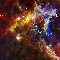 В космической Розетке обнаружили новорожденные звезды