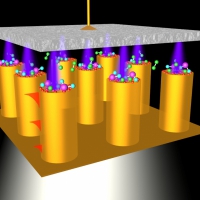 Создано наноразмерное устройство, способное вырабатывать поток "горячих электронов"